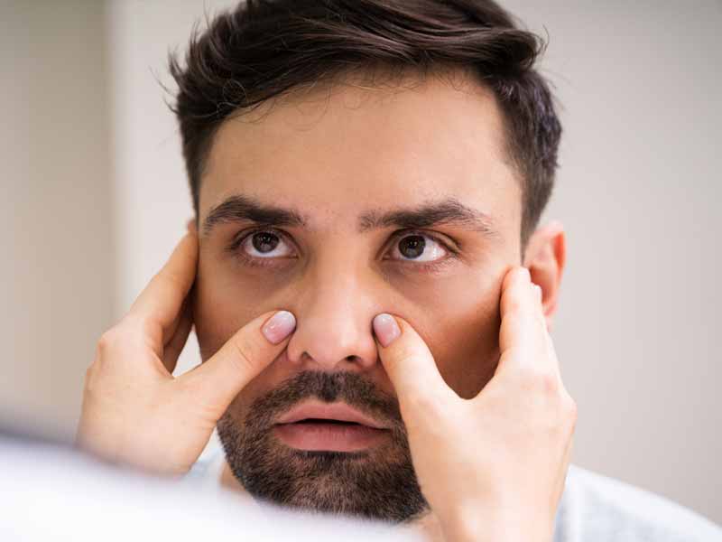 Mam being checked for chronic sinusitis